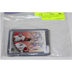 BUNDLE OF 9 AUTOGRAPHED HOCKEY CARDS
