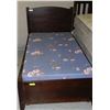 Image 1 : NEW DARK WOOD TONE SINGLE BEDFRAME WITH UNDER