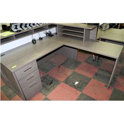 NEW GREY RECEPTIONISTS DESK