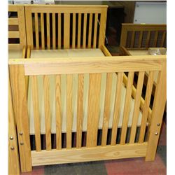 SINGLE PINE BEDFRAME ON CHOICE