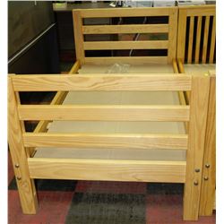 SINGLE PINE BEDFRAME ON CHOICE