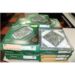 14 BOXES OF SELF STICK VINYL FLOOR TILE