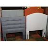 Image 1 : FIVE ASSORTED SINGLE PADDED HEADBOARDS