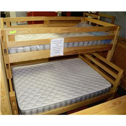 NEW IN BOX DOUBLE/SINGLE PINE BUNKBED