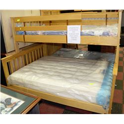 NEW PINE DOUBLE / SINGLE BUNKBED WITH MATTRESSES
