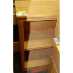 NEW PINE 31" BOOKCASE RETAIL $319.00