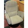 Image 1 : CORDUROY FABRIC SWIVEL CHAIR