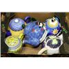 Image 1 : BOX OF VARIOUS LARGE TEAPOTS