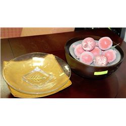 ASSORTED SHOWHOME TRAYS & BOWLS