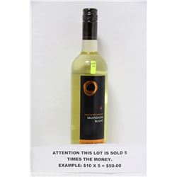 750ML BOTTLE COPPER MOON SAUVIGNON BLANC X5