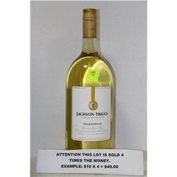 1.5LITRE BOTTLE JACKSON TRIGGS CHARDONNAY 12.5% X4