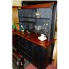 Image 1 : 2 TONE COMBO DRESSER AND HUTCH