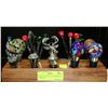 Image 1 : 8 ART GLASS WINE/LIQUOR BOTTLE STOPPERS