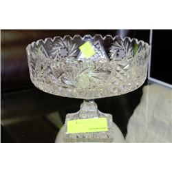 PINWHEEL CRYSTAL GLASS BOWL