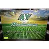 Image 1 : SAKATCHEWAN ROUGHRIDERS LED CANVAS PICTURE