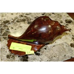 BRAZILLIAN HAND CARVED SEASHELL