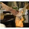 Image 1 : LARGE ESTATE WOOD CARVED EAGLE