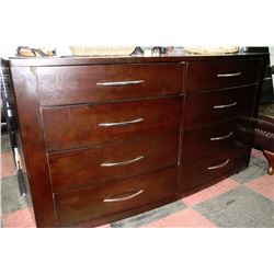 WOOD 8 DRAWER DRESSER