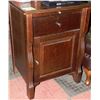 Image 1 : NEW WOOD JAVA FINISH 1 DRAWER NIGHT STAND