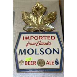 VINTAGE MOLSON SIGN