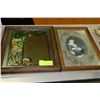Image 1 : ESTATE WOOD FRAMED PICTURE AND MIRROR
