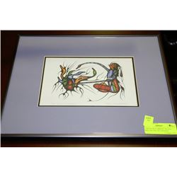 "THE DUCK GUARDIAN" NATIVE PRINT BY ONE OF CANADAS