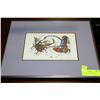 Image 1 : "THE DUCK GUARDIAN" NATIVE PRINT BY ONE OF CANADAS