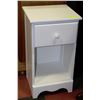 Image 1 : NEW WHITE SINGLE DRAWER NIGHT STAND