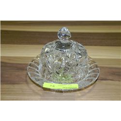 ESTATE CRYSTAL ON CHOICE: BUTTER DISH