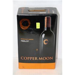 3 LITRE BOX COPPER MOON MERLOT 12.5%