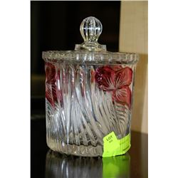 CRYSTAL LIDDED DISH ON CHOICE