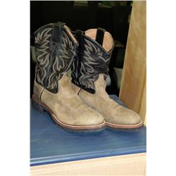 MENS LEATHER COWBOY BOOTS SIZE 11EE