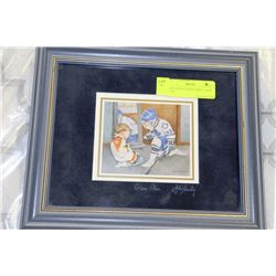 JOHN NEWBY SIGNED PRINT "GAME PLAN "