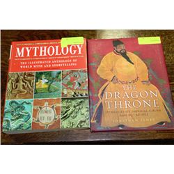MYTHOLOGY AND THE DRAGON THRONE BOOKS X2