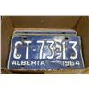 Image 1 : LOT OF 4 PAIRS OF ALBERTA LICENSE PLATES