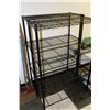 Image 1 : SENSIBLE STORAGE 4-TIER BLACK METAL SHELVING X2