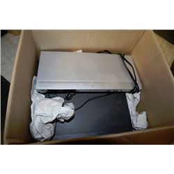 LOT OF JVC DVD PLAYER WITH REMOTE AND SEARS VHS