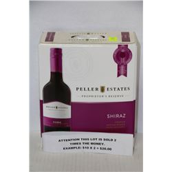 4 LITRE BOX PELLAR ESTATES SHIRAZ 13% X2