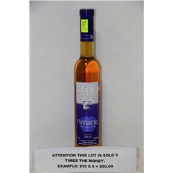 375ML BOTTLE DOMAINE PINNACLE 2012 ICE CIDER 12% X