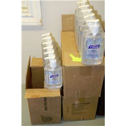 3  FULL CASES OF PERSONAL PURELL HAND SANITIZER,