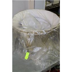 4 LAMP SHADES - 2 SMALL, 2 LARGE