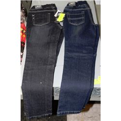 2 PRS SIZE 7 GIRLS JEANS