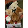 Image 1 : BOX OF STUFFED BEARS
