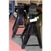 Image 1 : SET OF 2 JACK STANDS, ADJUSTABLE HEIGHT &
