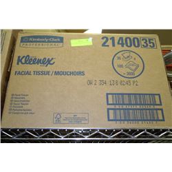 CASE OF KLEENEX FACIAL TISSUE
