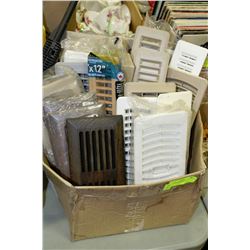 BOX OF REGISTER VENTS