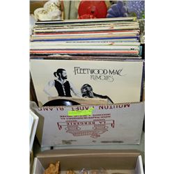 BOX OF LP RECORDS