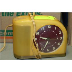 MOON BEAM  LIGHT 1930'S AND CLOCK