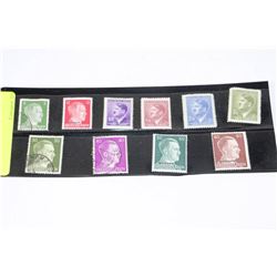 NAZI  ADOLF HITLER STAMP SET