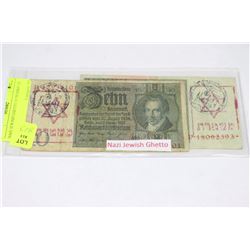 NAZI JEWISH GHETTO 10 MARKS 2X